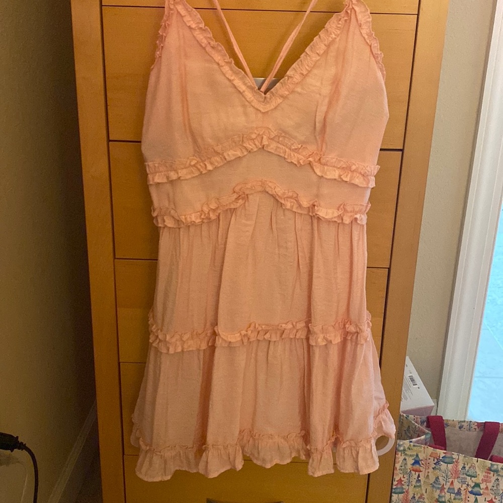 Francesca's Pink Mini Dress